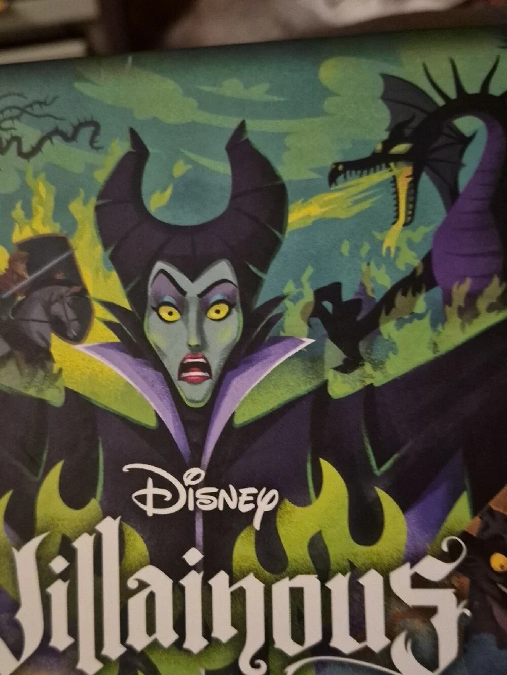 Disney Villainous Unstoppable! Board Game - Go Purple, Green, Red, Blue Artwork